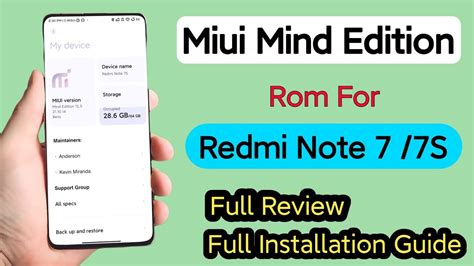 Miui Mind Edition Rom For Redmi Note S Full Review And Full