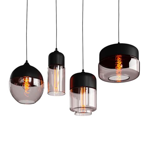 Modern Nordic Glass Pendant Light 3D CGTrader