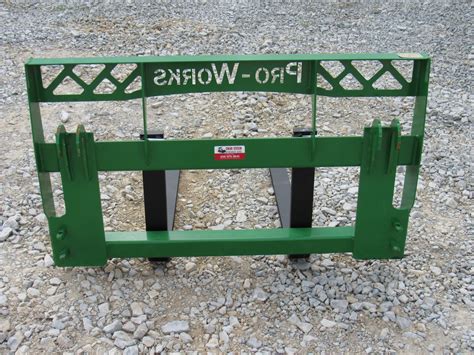 Compact Tractor Pallet Fork Frame With 42″ 2200 Pound Pallet Forks