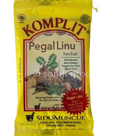 Jual Jamu Pegal Linu Komplit Sidomuncul Herbal Serbuk Gram Shopee