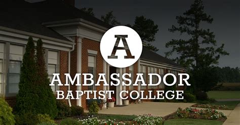 Ambassador Baptist College Site Andrewrminion Design