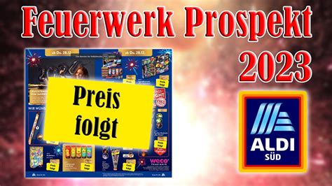 Ohne Preise Online Aldi S D Feuerwerk Prospekt Silvester