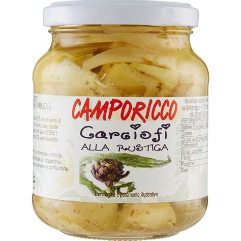 Carciofini Alla Rustica In Olio Di Semi Girasole Camporicco G