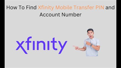 How To Find Xfinity Mobile Transfer Pin And Account Number Youtube