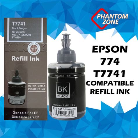 Epson T T Compatible Pigment Refill Ink Lazada Ph