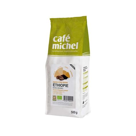 Café Ethiopie Sidamo grains BIO Café Michel 500 g La Belle Vie