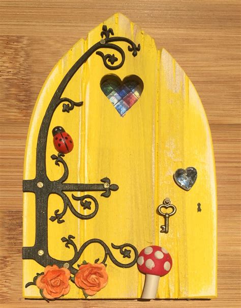 Oaktree Fairies The Welsh Fairy Door Company Summer Yellow Fairy