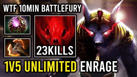 WTF 10Min Battle Fury 1v5 Unkillable Unlimited Enrage Octarine Wind