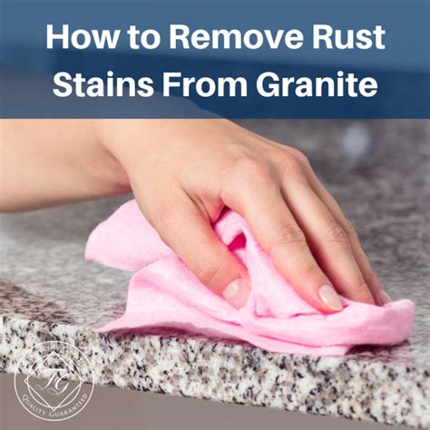 How To Remove Rust Stains From Granite Flemington Granite