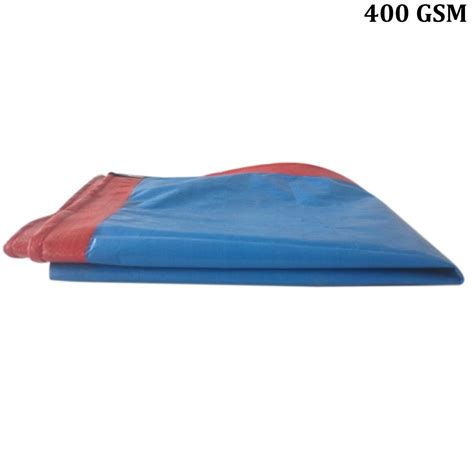 Pe Laminated Knitted Gsm Red Blue Waterproof Pvc Tarpaulin