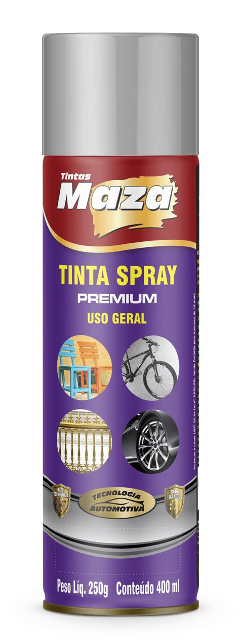 Spray Alumínio Alta Temperatura Maza PinteDecore PinteDecore