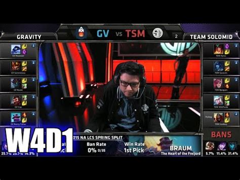 Gravity Vs Tsm S Na Lcs Spring Week Day Gv Vs Tsm W D G