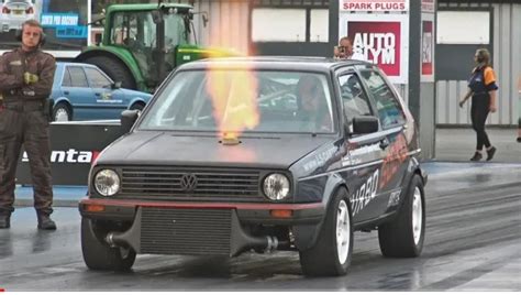 Turbo Gockel Hp Vr Golf Mk At Santa Pod Raceway