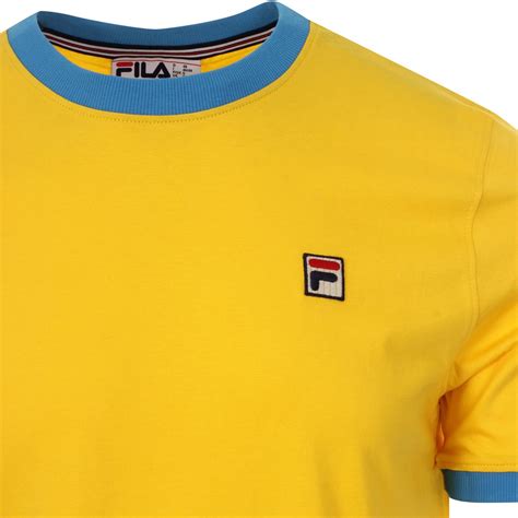 Fila Vintage Marconi Retro Ringer Tee In Fressia Blue Aster