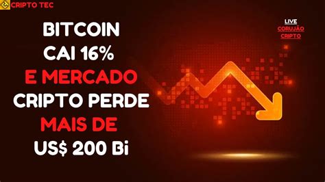 Bitcoin Corrige Mais De E Mercado Cripto Perde Mais De Us