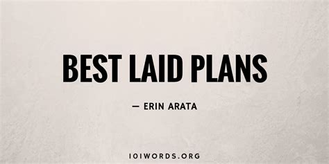 Best Laid Plans - 101 Words