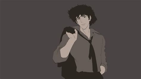 Illustration Monochrome Cowboy Bebop Spike Spiegel Sketch Black