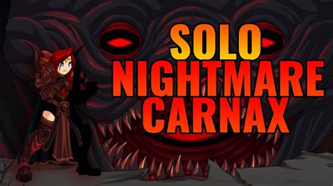 Aqw Solo Nightmare Carnax No Potions Youtube