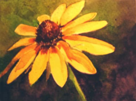 Black Eyed Susan Painting at PaintingValley.com | Explore collection of ...