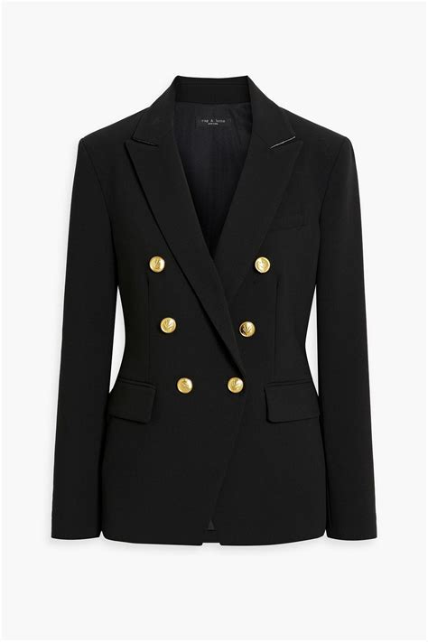 Rag Bone Preston Double Breasted Crepe Blazer The Outnet