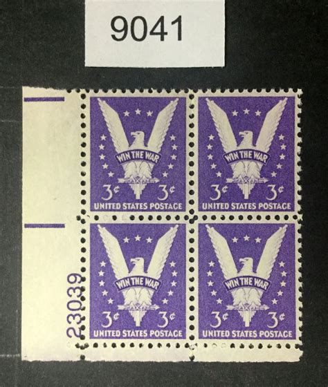 Us Stamps Mint Og Nh Plate Block Lot United States