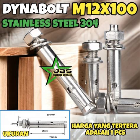 Jual ASS DYNABOLT ANCHOR BOLT M STAINLESS SS Shopee Indonesia