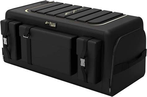 Istunt Foldable Car Trunk Organizer Non Slip With Zipper Lids