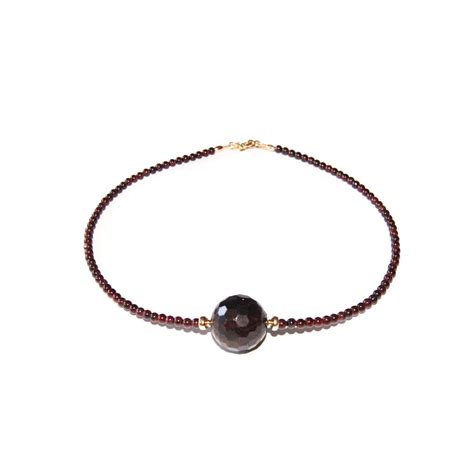 Tourmaline And Gold Beaded Bracelet For Women Uk Ommo London