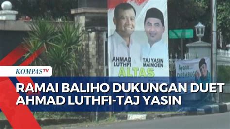 Ramai Baliho Dukungan Duet Ahmad Luthfi Taj Yasin Maju Pilkada Jateng