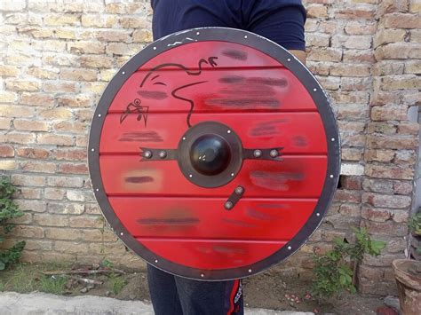 Ragnar Lothbrok Authentic Battleworn Handmade Viking Shield Etsy