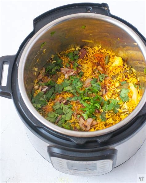 Instant Pot Veg Biryani - Vegetarian Indian Rice Recipe