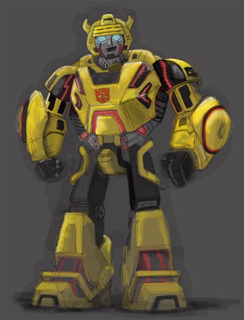 Fall of cybertron Bumblebee by KeirDrawsSomething on DeviantArt