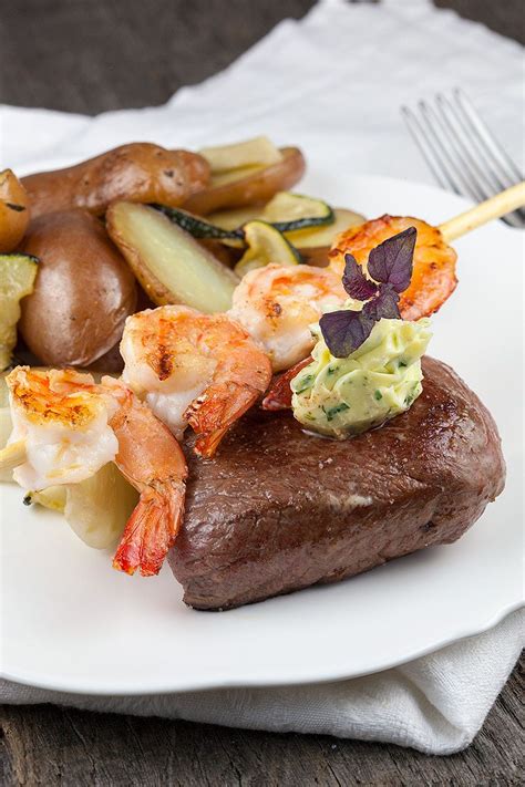 Surf And Turf With Herb Butter Ohmydish