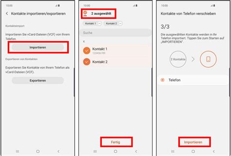Samsung Galaxy S10 Plus S10e Kontakte Auf SIM Karte Kopieren Oder In