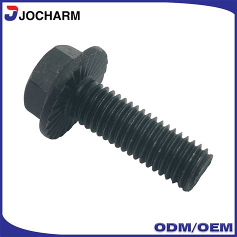 Din Grade Black Oxide Serrated Hex Flange Bolt Anchor Bolt