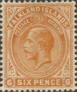 Stamp King George V Falkland Islands King George V