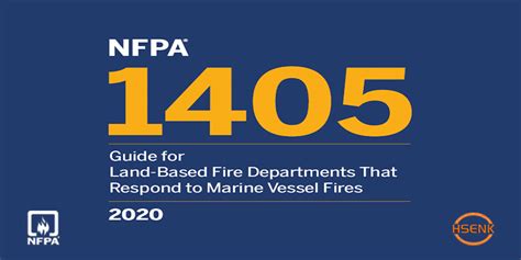 Nfpa Guide For Land Based Fire Departments That Respond To Marine