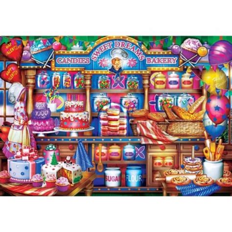 Masterpieces Ez Grip Piece Jigsaw Puzzle Sweet Dreams Bakery