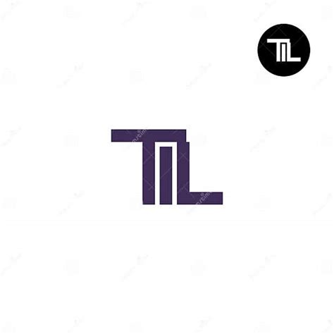til logo letter monogram design stock vector illustration  brands