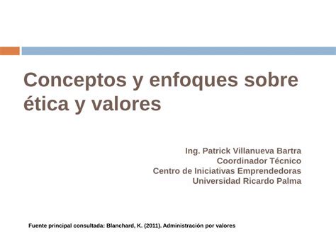 PDF Conceptos Y Enfoques Sobre Etica Y Valores DOKUMEN TIPS