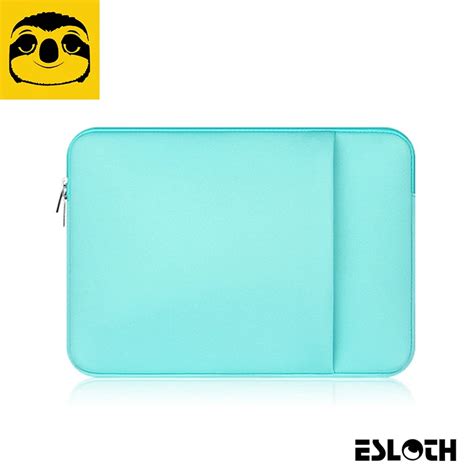 Green Soft Laptop Sleeve Bags Protective Zipper Notebook Case Computer