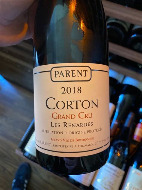 2018 Domaine Parent Corton Renardes France Burgundy Côte de Beaune