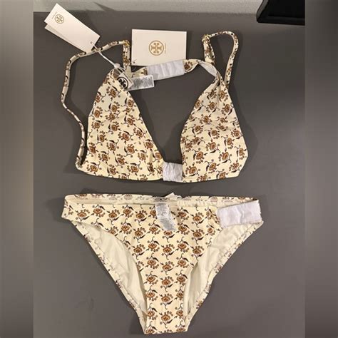 Tory Burch Swim Tory Burch Dandelion Print Bikini Set Top Bottom
