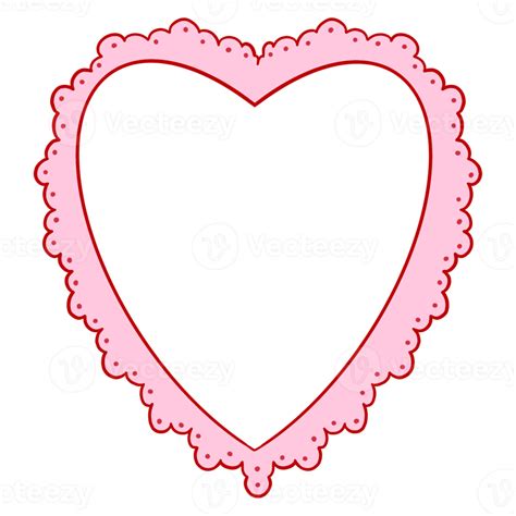 Pink Heart Frame 14968193 PNG