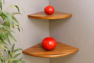 Corner Floating Shelves Walnut Double Deal Mastershelf