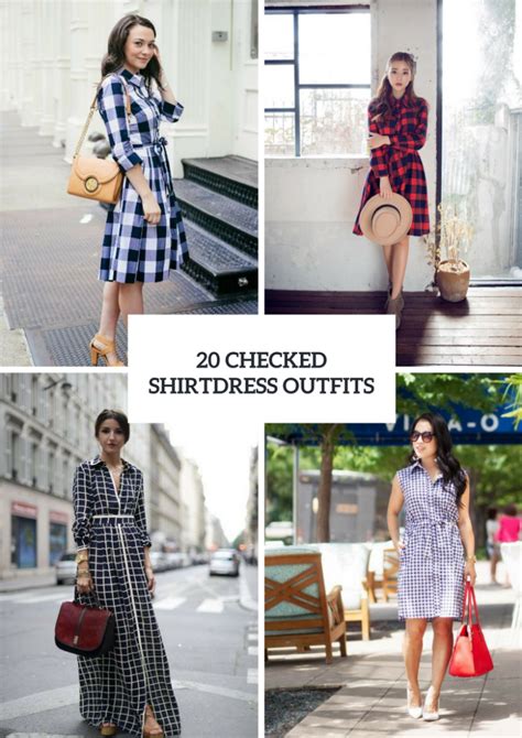 20 Checked Shirtdress Outfits To Try - Styleoholic