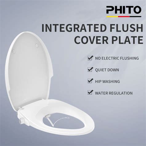 Phito Bathroom Set Toilet Seat With Non Electric Toilet Bidet Hand Free