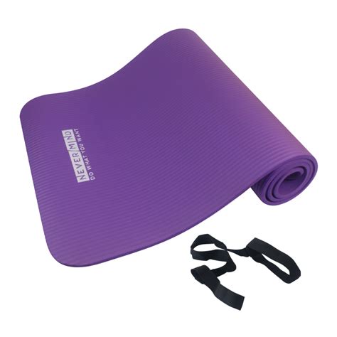 Mat De Yoga 10 Mm Nbr Con Correa Never Mind