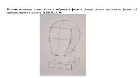 Гипсовая голова человека. Графика - презентация онлайн