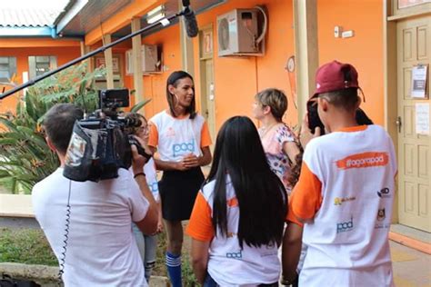 Equipe da RBS TV Jornal do Almoço em Alvorada Hora da Noticia RS